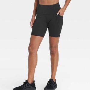 In motion biker shorts